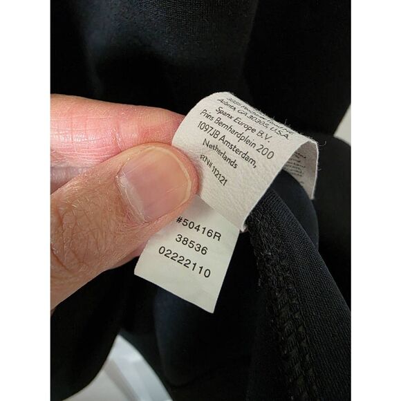 SPANX AIR ESSENTIALS MOCK NECK DRESS XL Black $128 - Picture 7 of 8